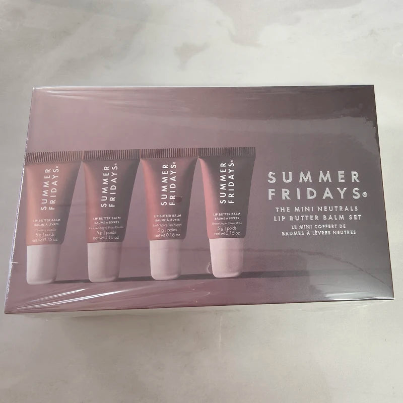 Summer Friday's Long-lasting Moisturize Lip Oil Glaze Pink Sugar Vanilla Beige Birthday Cake Strawberry Soft Serv Gloss Lip Balm