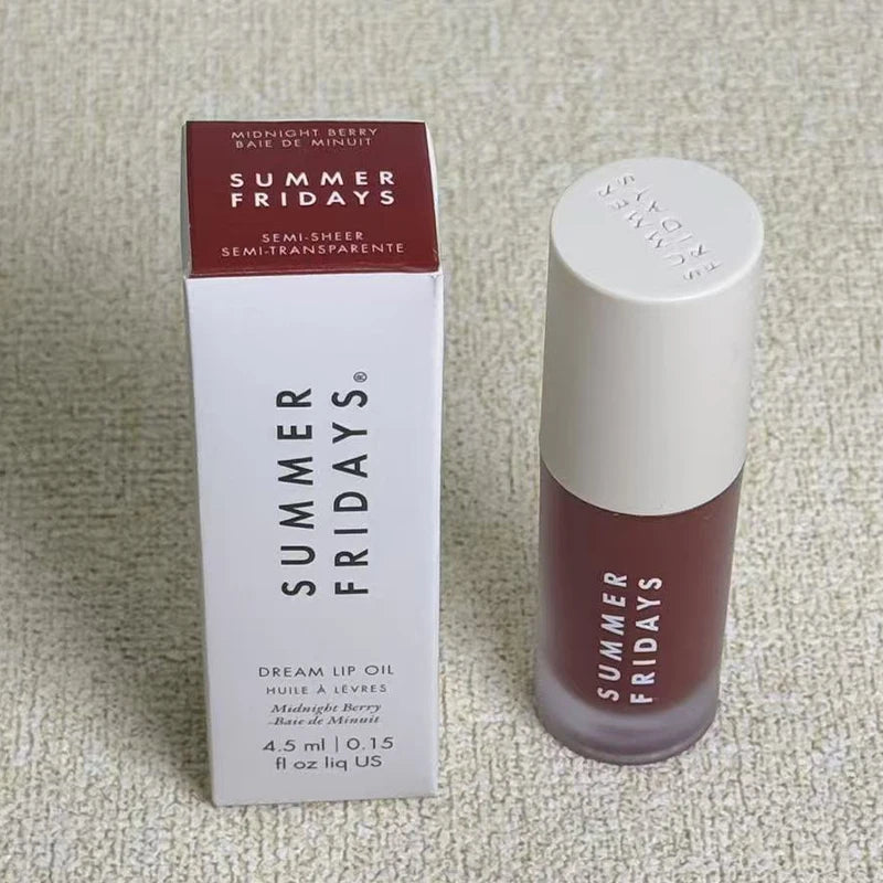 NEW Summer Fridays Jet Lag Mask Mini Lip Gloss Set Vanilla Beige Lip Balm Long Lasting Moisturizing Smooth Soft Tube Care Makeup