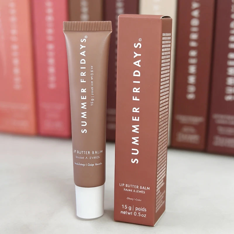 NEW Summer Fridays Jet Lag Mask Mini Lip Gloss Set Vanilla Beige Lip Balm Long Lasting Moisturizing Smooth Soft Tube Care Makeup