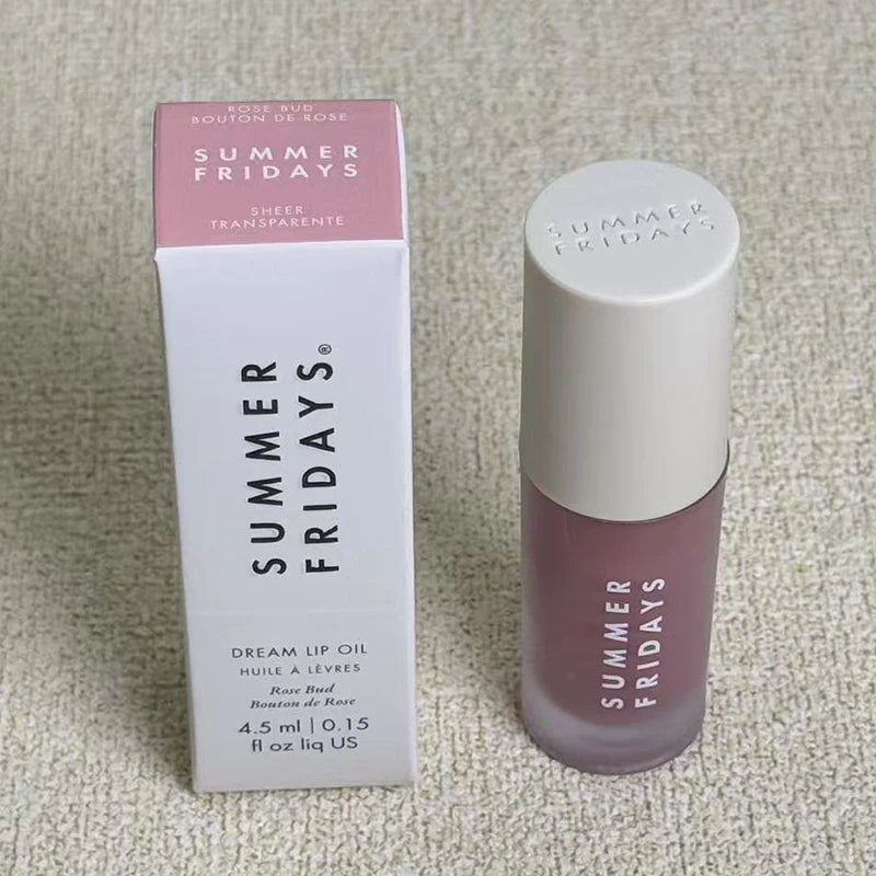 NEW Summer Fridays Jet Lag Mask Mini Lip Gloss Set Vanilla Beige Lip Balm Long Lasting Moisturizing Smooth Soft Tube Care Makeup
