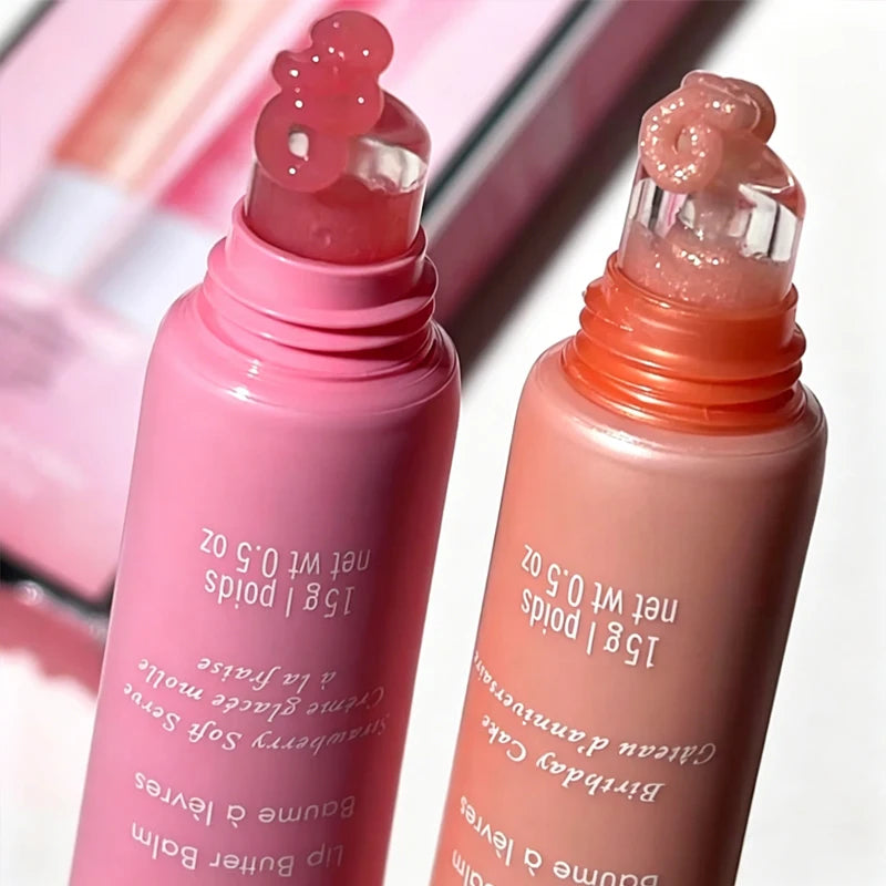Summer Friday's Long-lasting Moisturize Lip Oil Glaze Pink Sugar Vanilla Beige Birthday Cake Strawberry Soft Serv Gloss Lip Balm