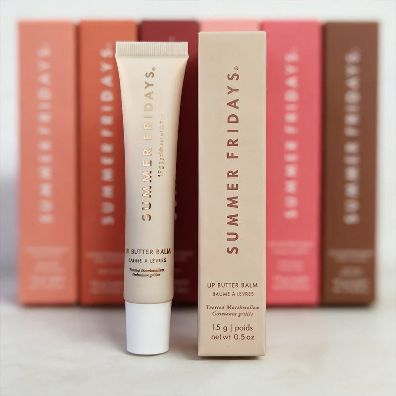 Summer Fridays Mild Repair Skin Care Jet Lag Mask The Holiday Trio Set Lip Balm Suit Hot Cocoa Toasted Marshmallow Lip Gloss