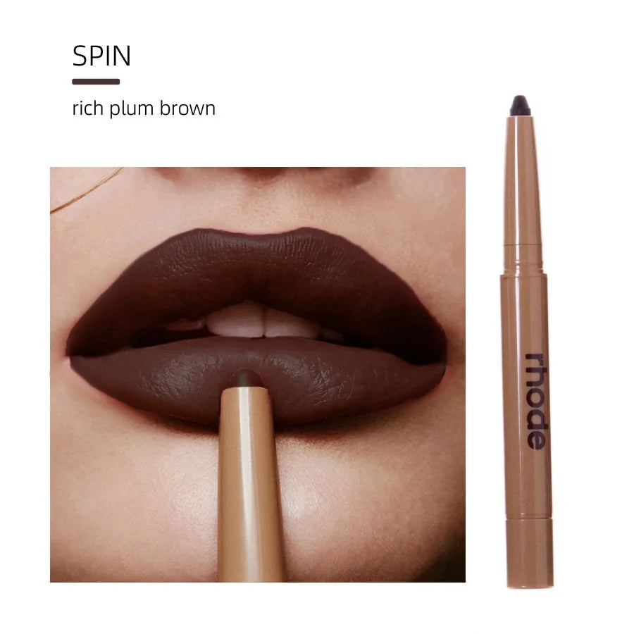Rhode Skin Peptide Lip Shape Pen Lip Liner Long Lasting Lip Tint Pencil Pen Makeup Lipstick Powder Blusher Gloss Makeup Lipliner