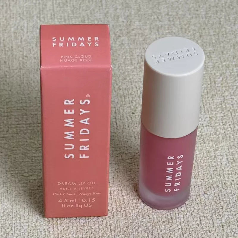 NEW Summer Fridays Jet Lag Mask Mini Lip Gloss Set Vanilla Beige Lip Balm Long Lasting Moisturizing Smooth Soft Tube Care Makeup