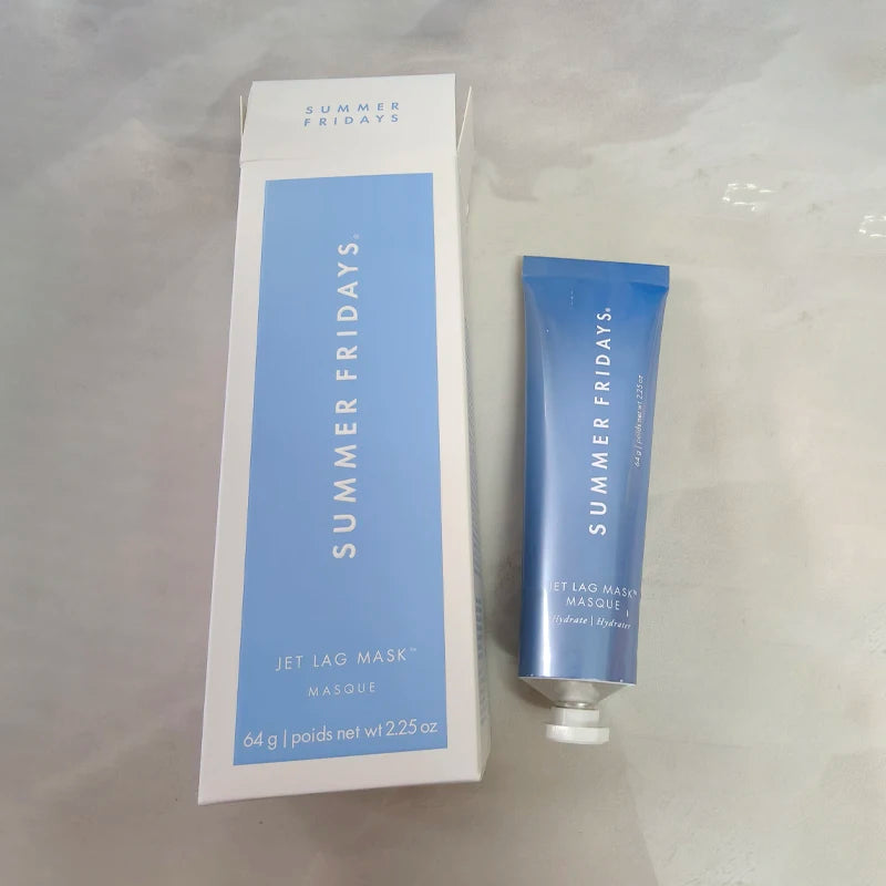 NEW Summer Fridays Jet Lag Mask Mini Lip Gloss Set Vanilla Beige Lip Balm Long Lasting Moisturizing Smooth Soft Tube Care Makeup