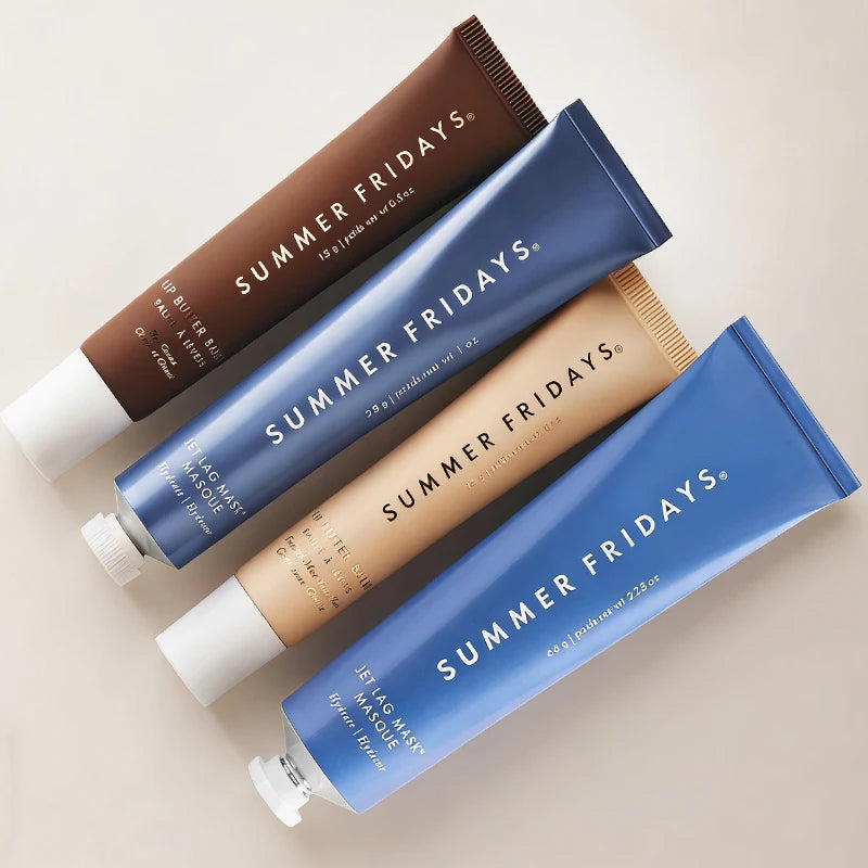 Summer Fridays Mild Repair Skin Care Jet Lag Mask The Holiday Trio Set Lip Balm Suit Hot Cocoa Toasted Marshmallow Lip Gloss