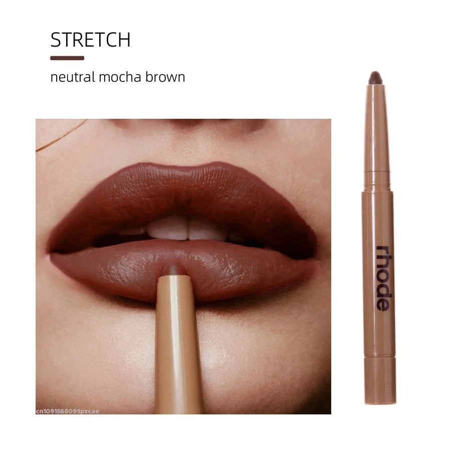 Rhode Skin Peptide Lip Shape Pen Lip Liner Long Lasting Lip Tint Pencil Pen Makeup Lipstick Powder Blusher Gloss Makeup Lipliner
