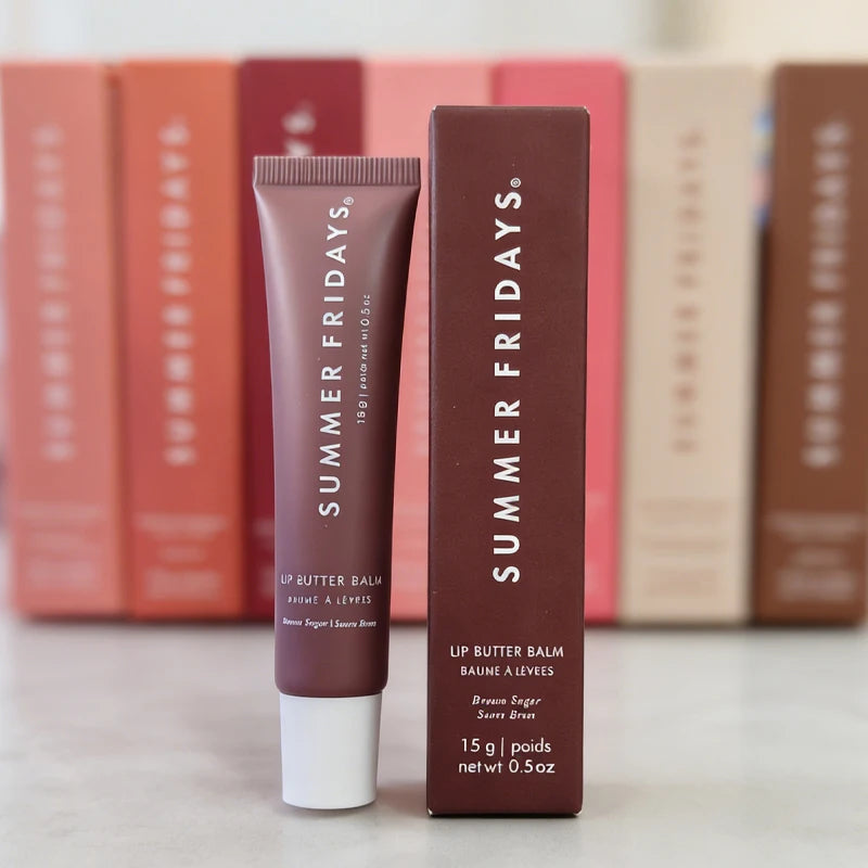 Summer Friday's Long-lasting Moisturize Lip Oil Glaze Pink Sugar Vanilla Beige Birthday Cake Strawberry Soft Serv Gloss Lip Balm