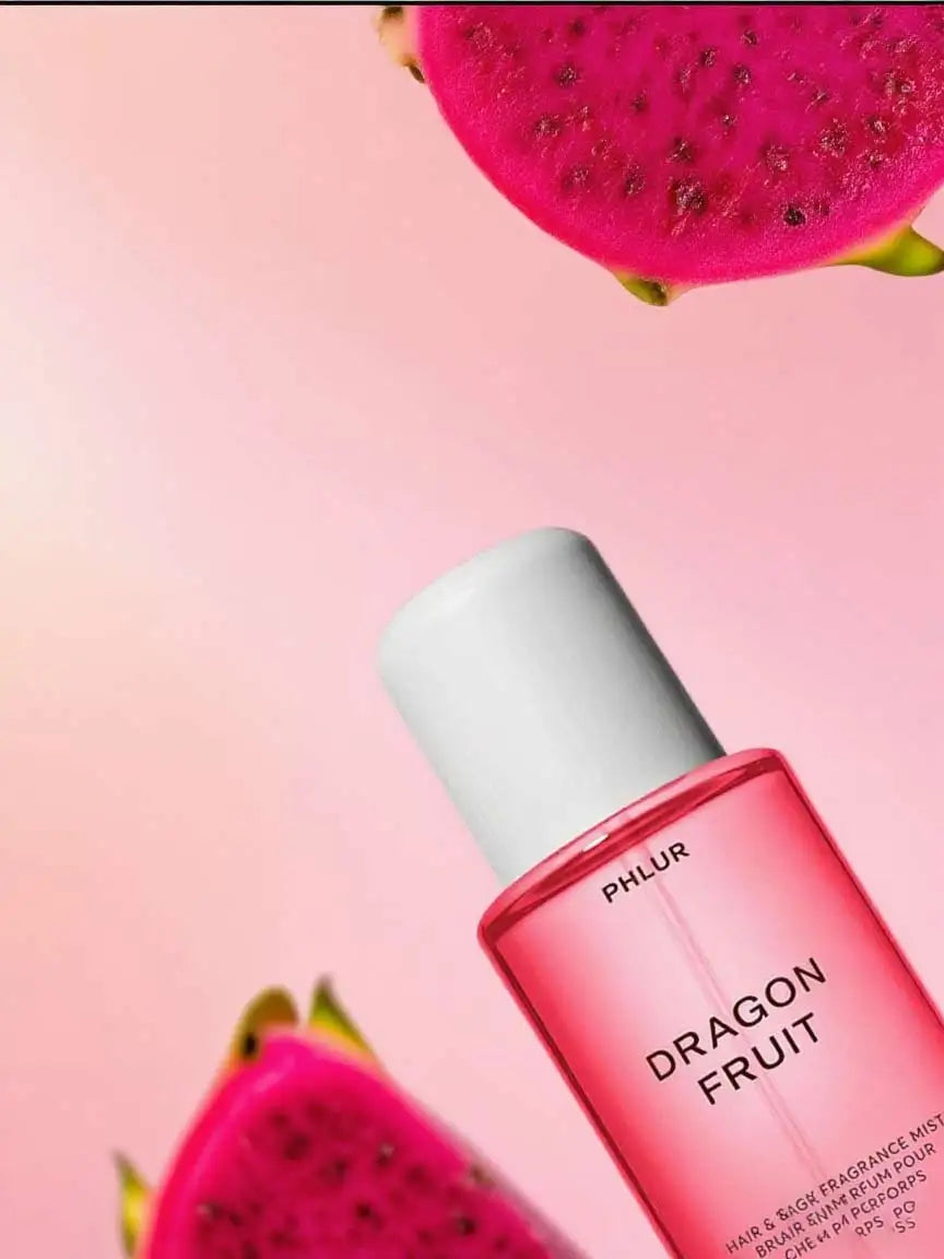 PHLUR  Dragon Fruit Eau De Parfum Ideal Gift Choice Valentine's Day Halloween Christmas Birthday Gifts， Light and long-lasting fruity aroma
