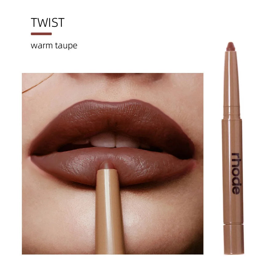 Rhode Skin Peptide Lip Shape Pen Lip Liner Long Lasting Lip Tint Pencil Pen Makeup Lipstick Powder Blusher Gloss Makeup Lipliner